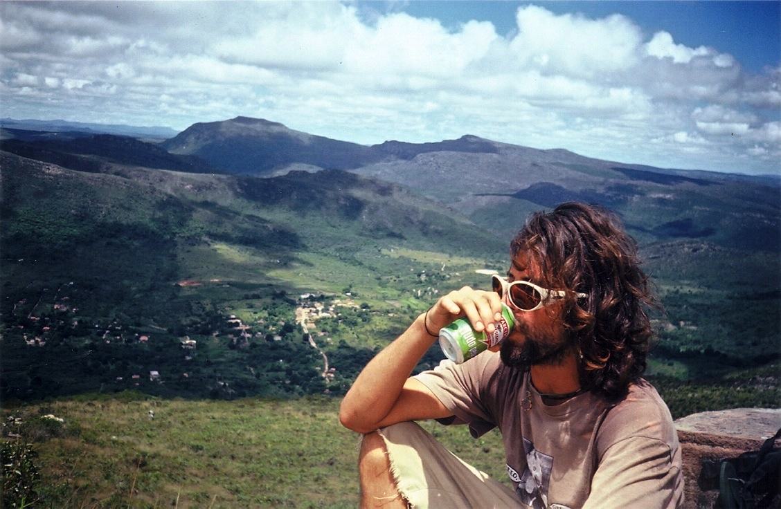 Chapada Diamantina, me with a green can